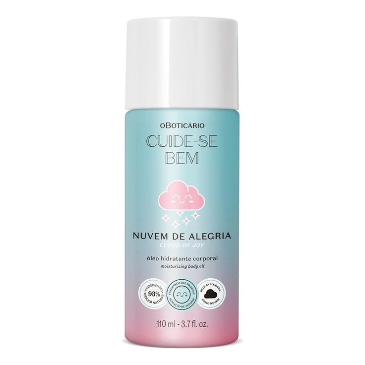 Óleo Hidratante Corporal Cuide-se Bem Nuvem de Alegria, 110ml