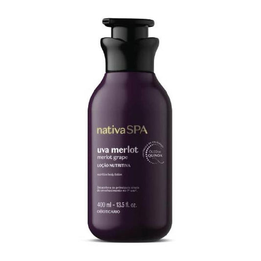 Loção Hidratante Corporal Nativa Spa Uva Merlot, 400ml